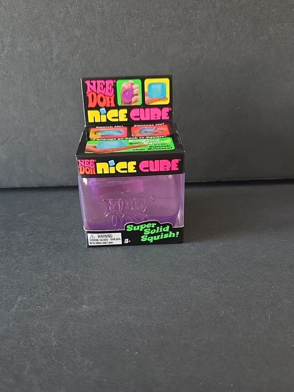 Needoh Nice Cube Purple Authentic Schylling New Sealed!